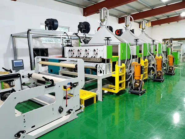 Activated carbon composite process machine line.
