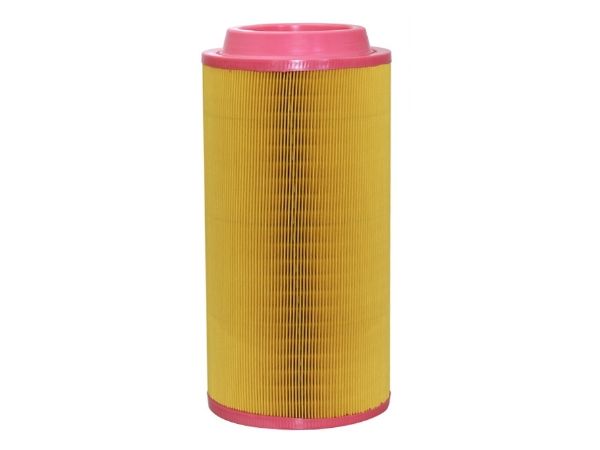 A n air compressor air filter with PU adhesive end caps are displayed.