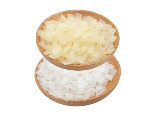 Two different types of hot melt glues