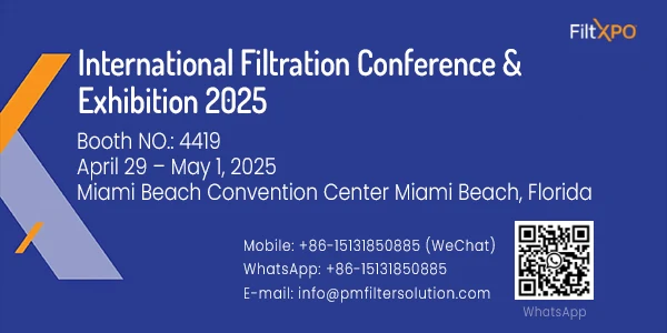 The International Filtration Conference & Exhibition 2025 invitation showing our exhibition information.