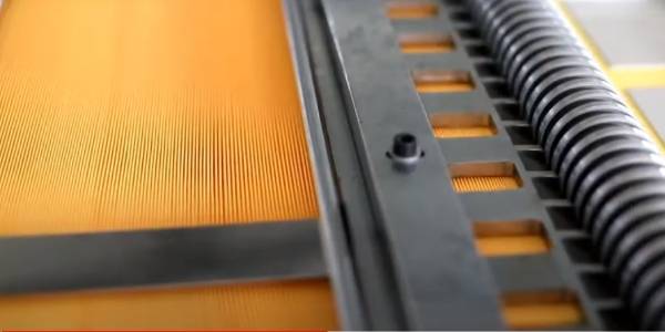 A set of leiman filter paper pleating machine.