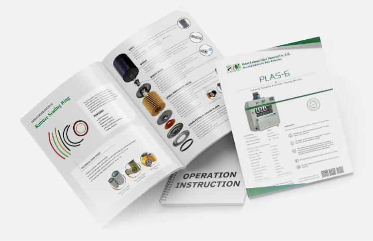 Brochure, data sheet and installation instruction of leiman filter solution.