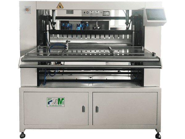 A set of PLCZ200-3000-II knife pleating machine