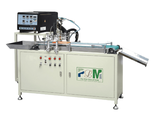A set of PLFJ-2 panel air filter gluing machine