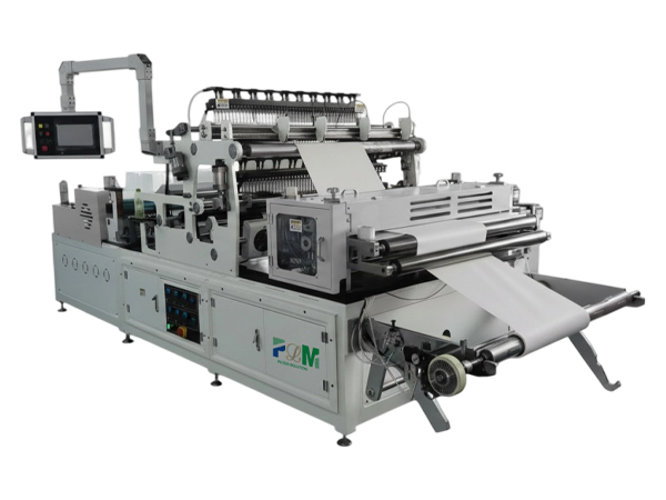 A set of PLHP-1300A glass fiber pleating machine without partition