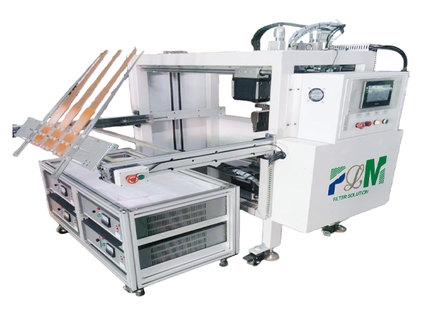 A set of PLM-NHJ1000 trapezoidal inner bag welding machine