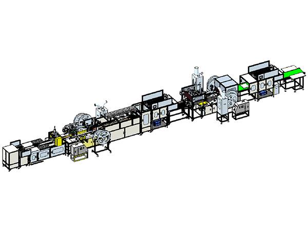 A set of PLM-TB-4 Automobile Air Conditioning Filter Paste Four-Side Production Line