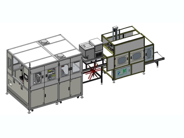 A set of PLM-TB-JQ new fully automatic vehicle cabin filter element four-side sealing production line