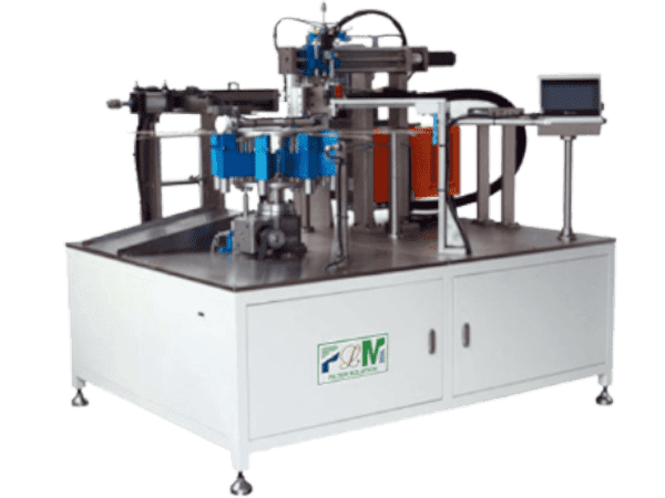 A set of PLRZ-250-8 automatic rotary type hot melt adhesive machine