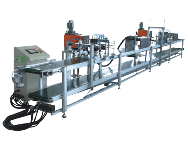 A set of PLSS-8 full-auto panel air filter element double-sided gluing machine